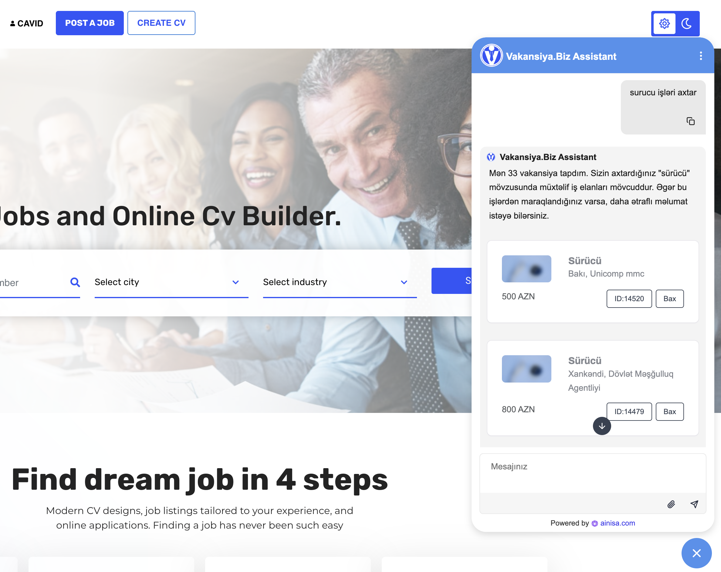 Template Field Mapping
